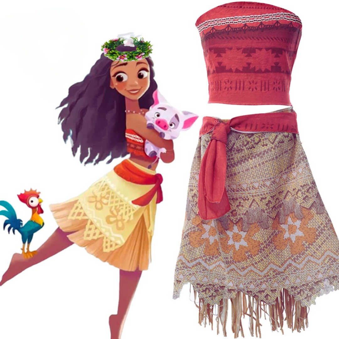 Moana Princess Dress