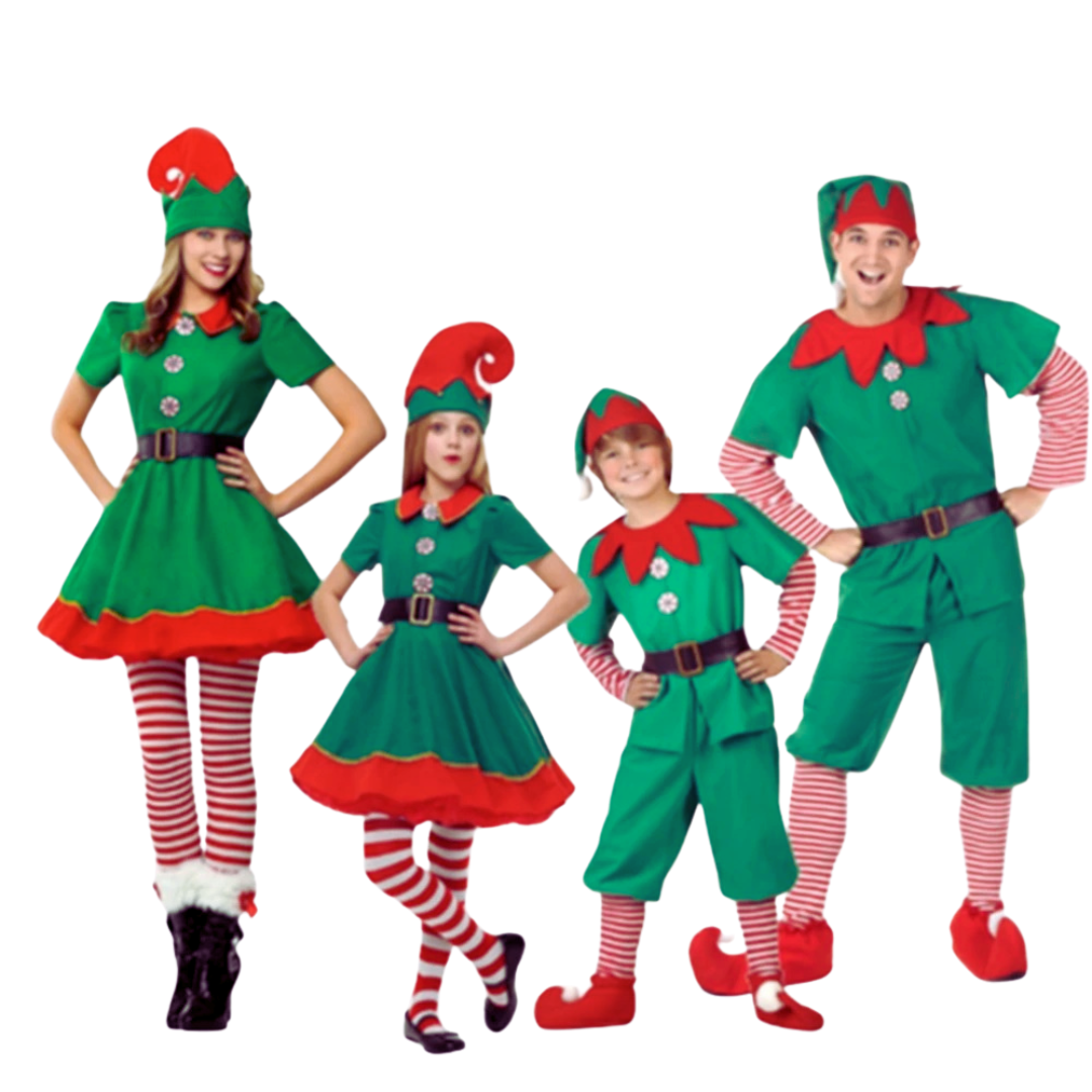 Santa Claus Elf Costume Set