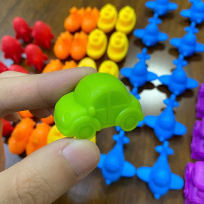 Critter Color Sorting Math Game