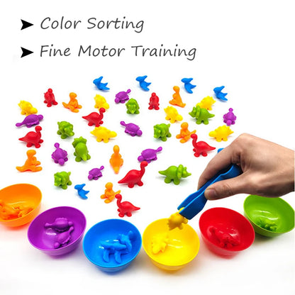Critter Color Sorting Math Game