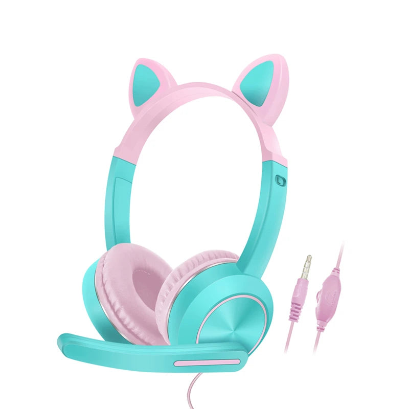 Cat Ear Gaming Headphones