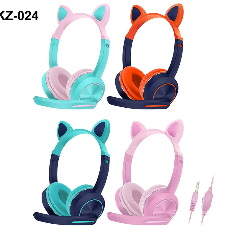 Cat Ear Gaming Headphones