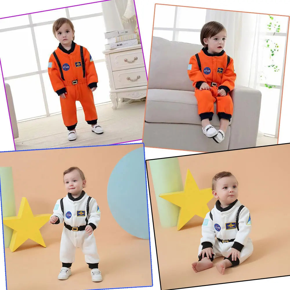 Astronaut Adventure Rompers