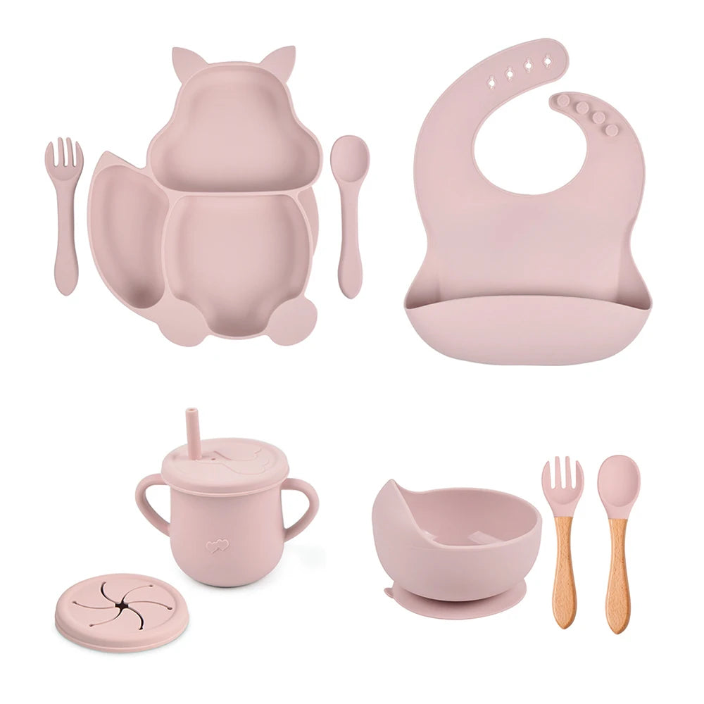 GripEase Baby Silicone Tableware