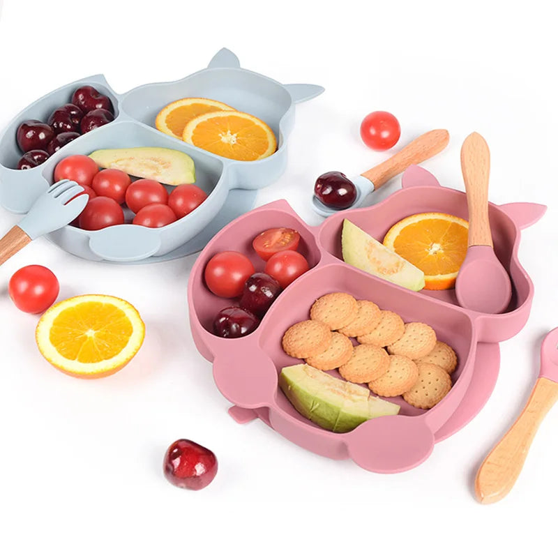 GripEase Baby Silicone Tableware