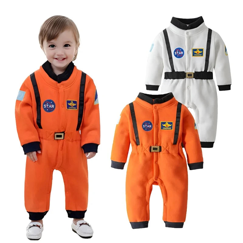 Astronaut Adventure Rompers