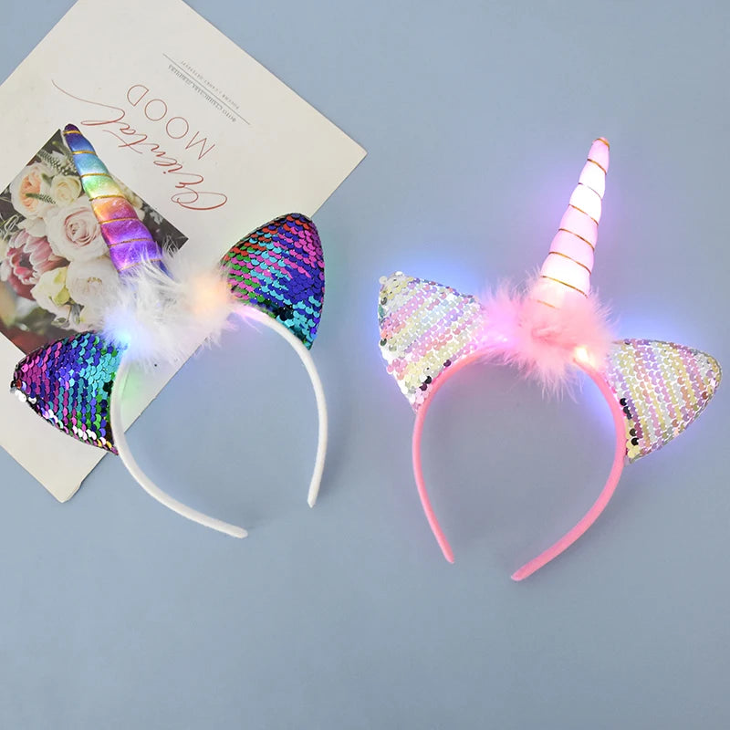 Rainbow Unicorn Headband