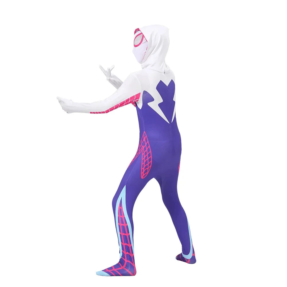 Purple Girls Ghost Spider Costume