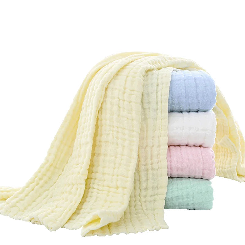 1pc Baby Bath Towel - 6 Layers Infant Gauze