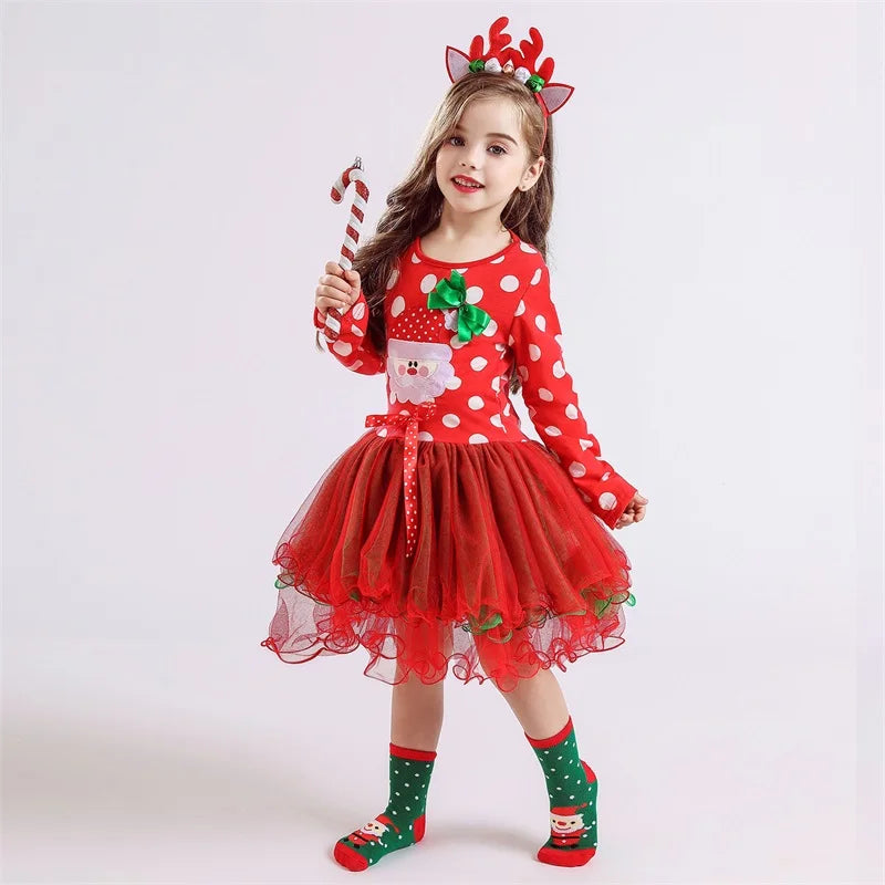 Girls' Christmas Santa Dress