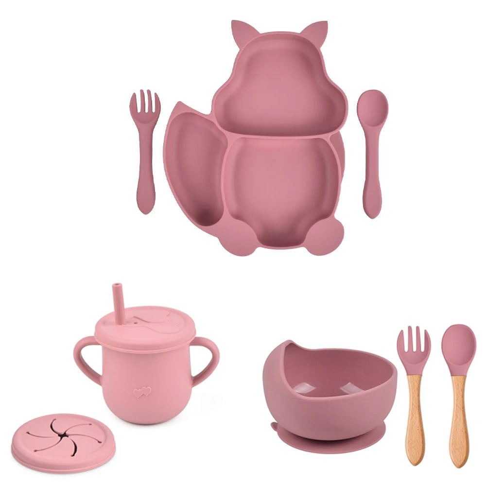 GripEase Baby Silicone Tableware