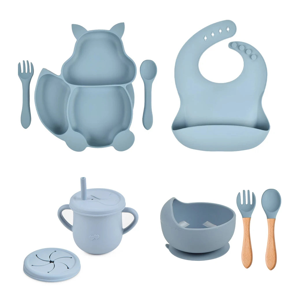 GripEase Baby Silicone Tableware