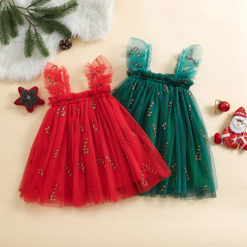 Festive Tulle Christmas Dress