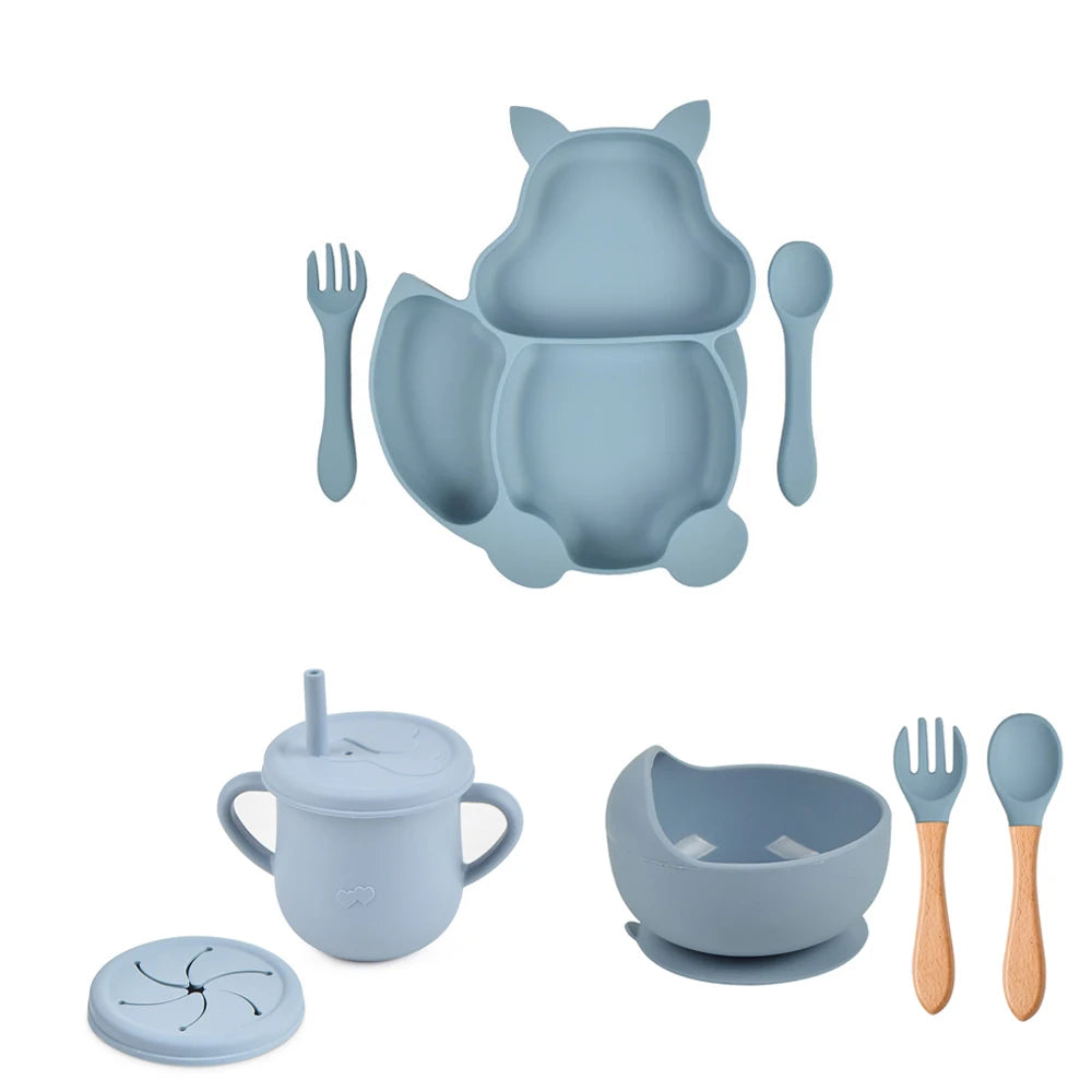 GripEase Baby Silicone Tableware