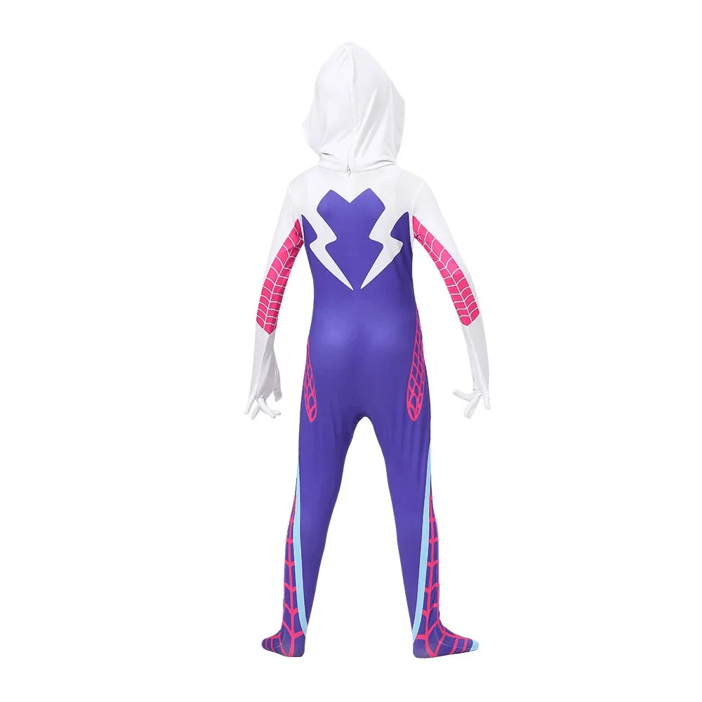 Purple Girls Ghost Spider Costume