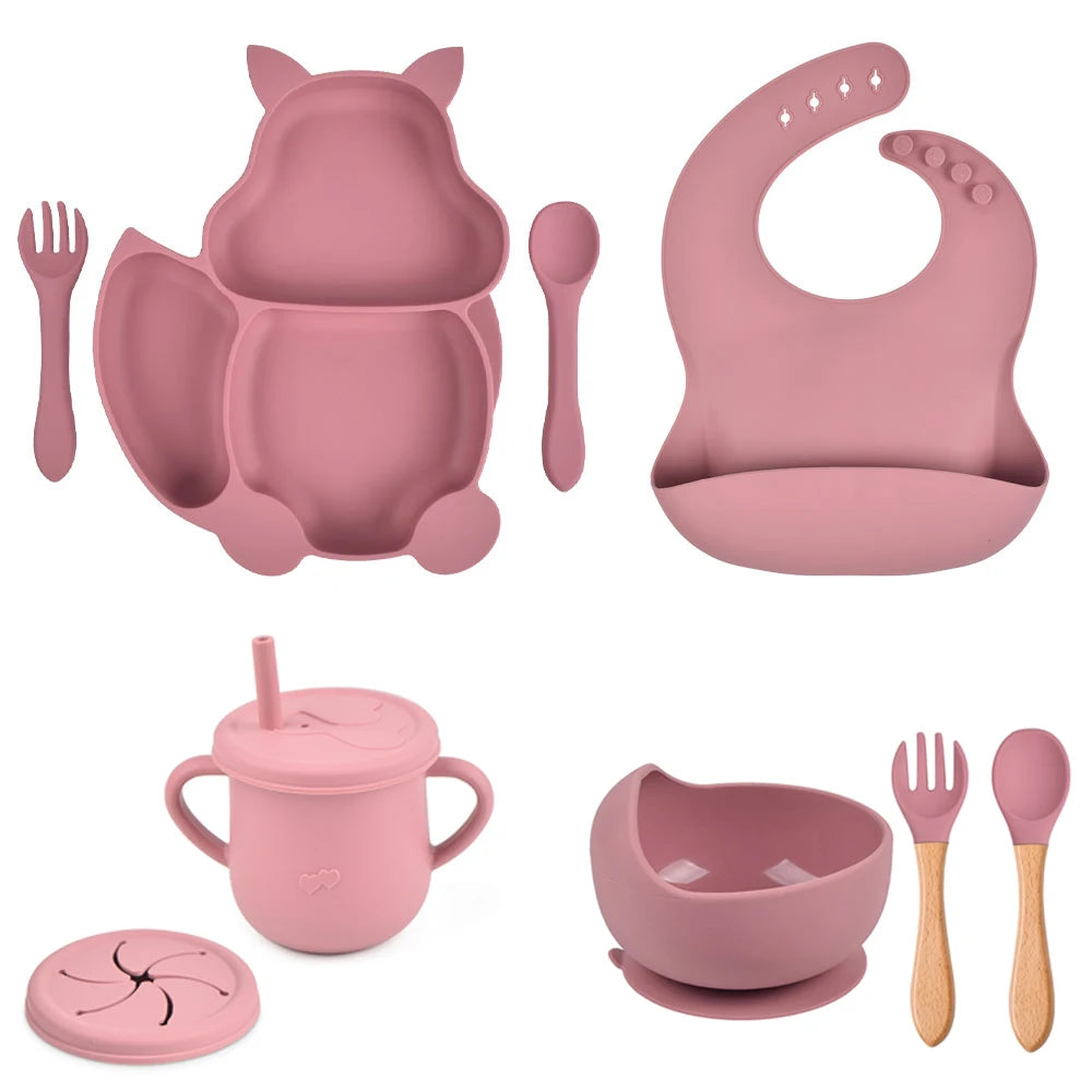 GripEase Baby Silicone Tableware