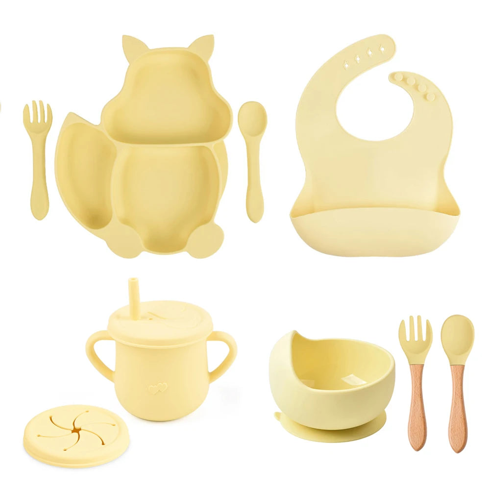 GripEase Baby Silicone Tableware