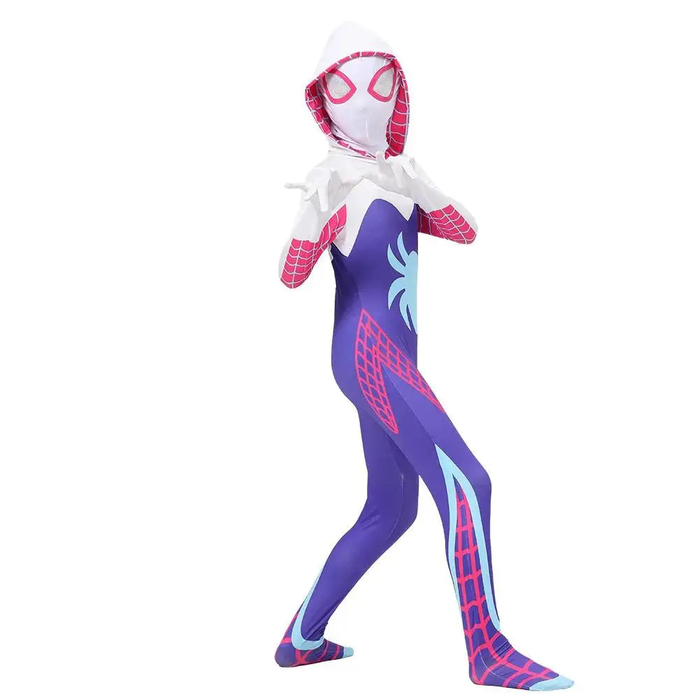 Purple Girls Ghost Spider Costume