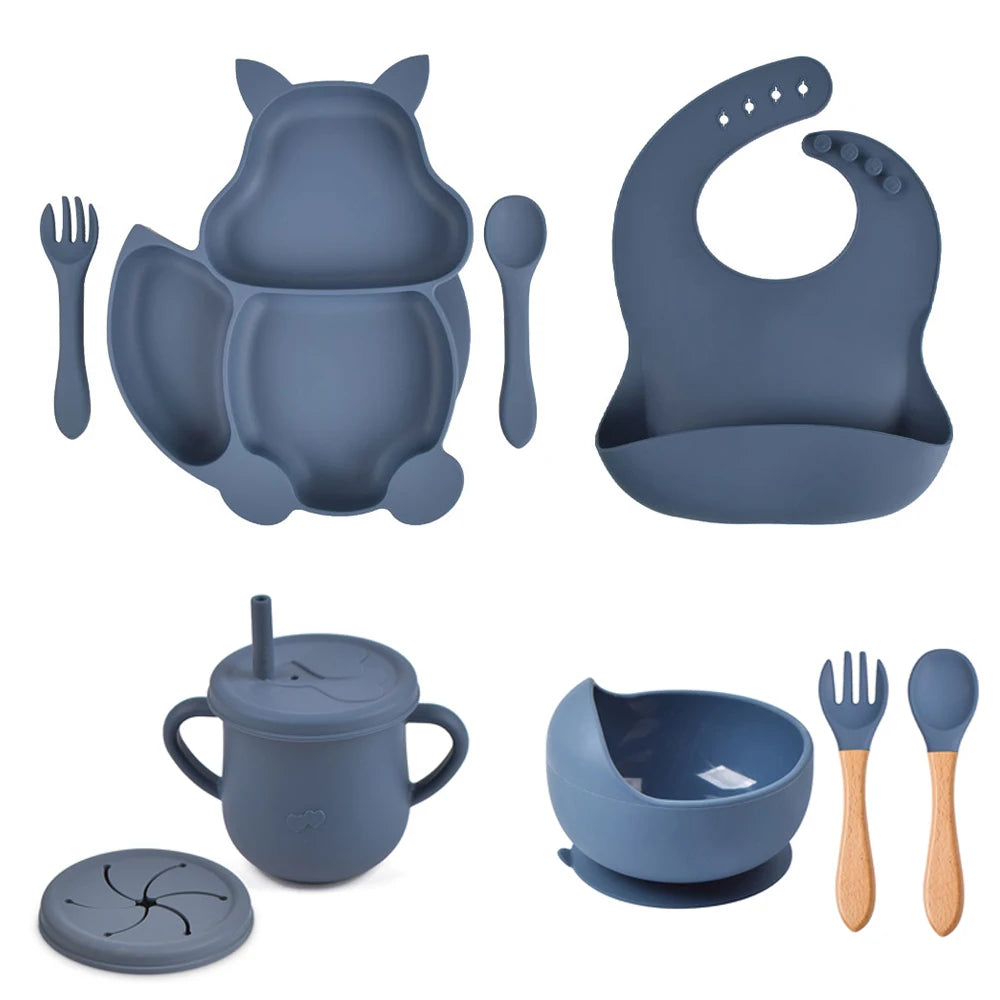 GripEase Baby Silicone Tableware