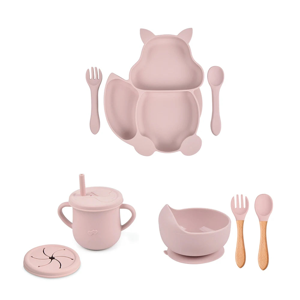 GripEase Baby Silicone Tableware