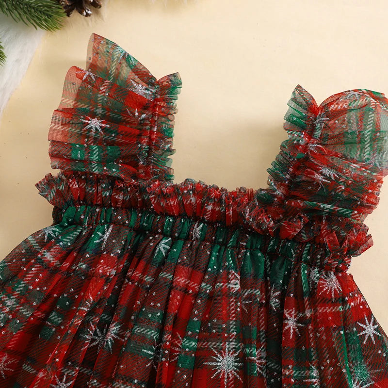 Festive Tulle Christmas Dress