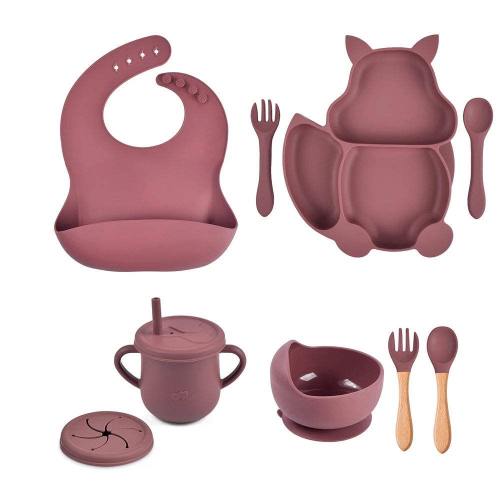 GripEase Baby Silicone Tableware