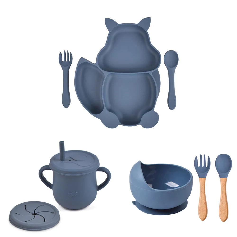 GripEase Baby Silicone Tableware