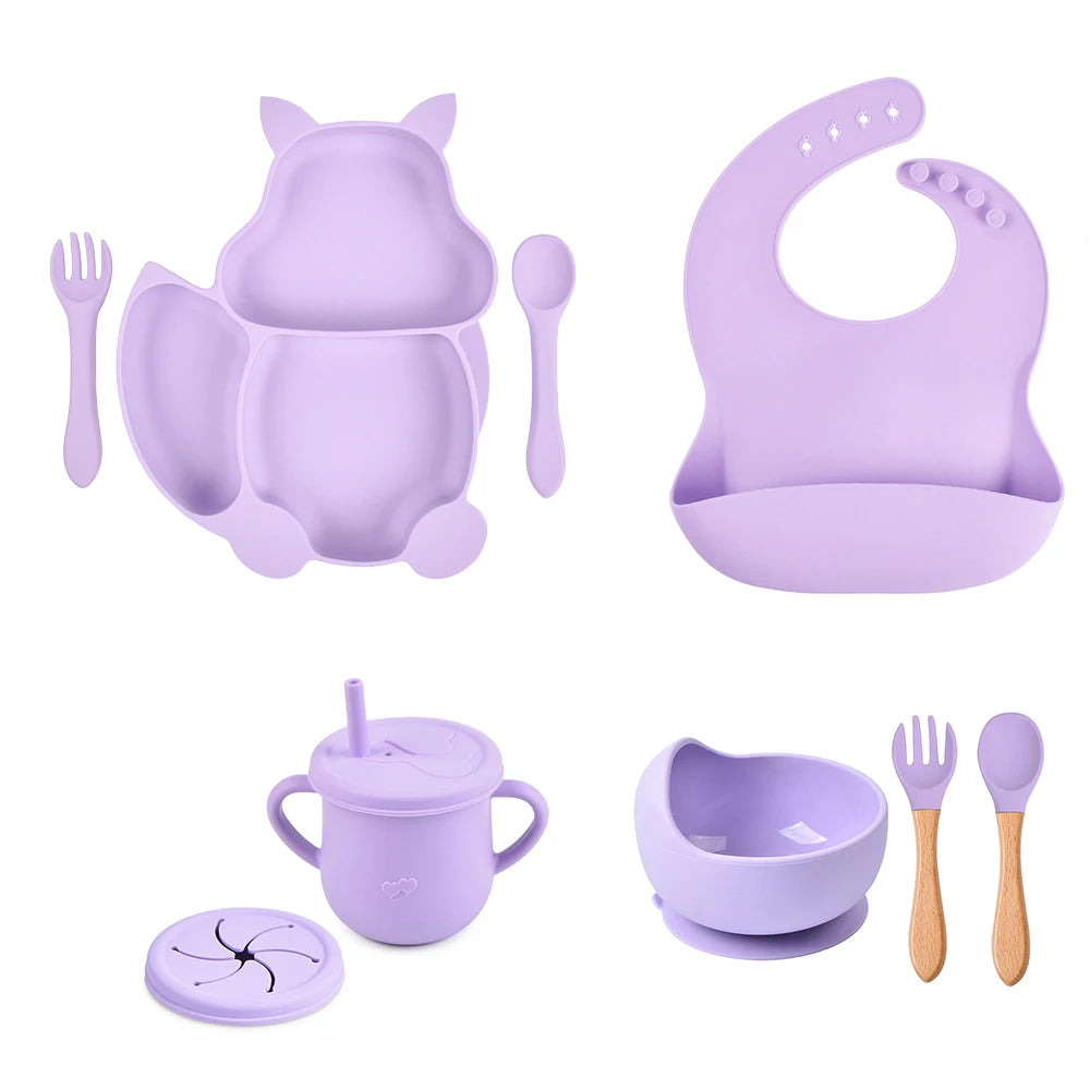 GripEase Baby Silicone Tableware