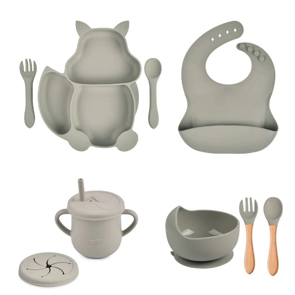 GripEase Baby Silicone Tableware