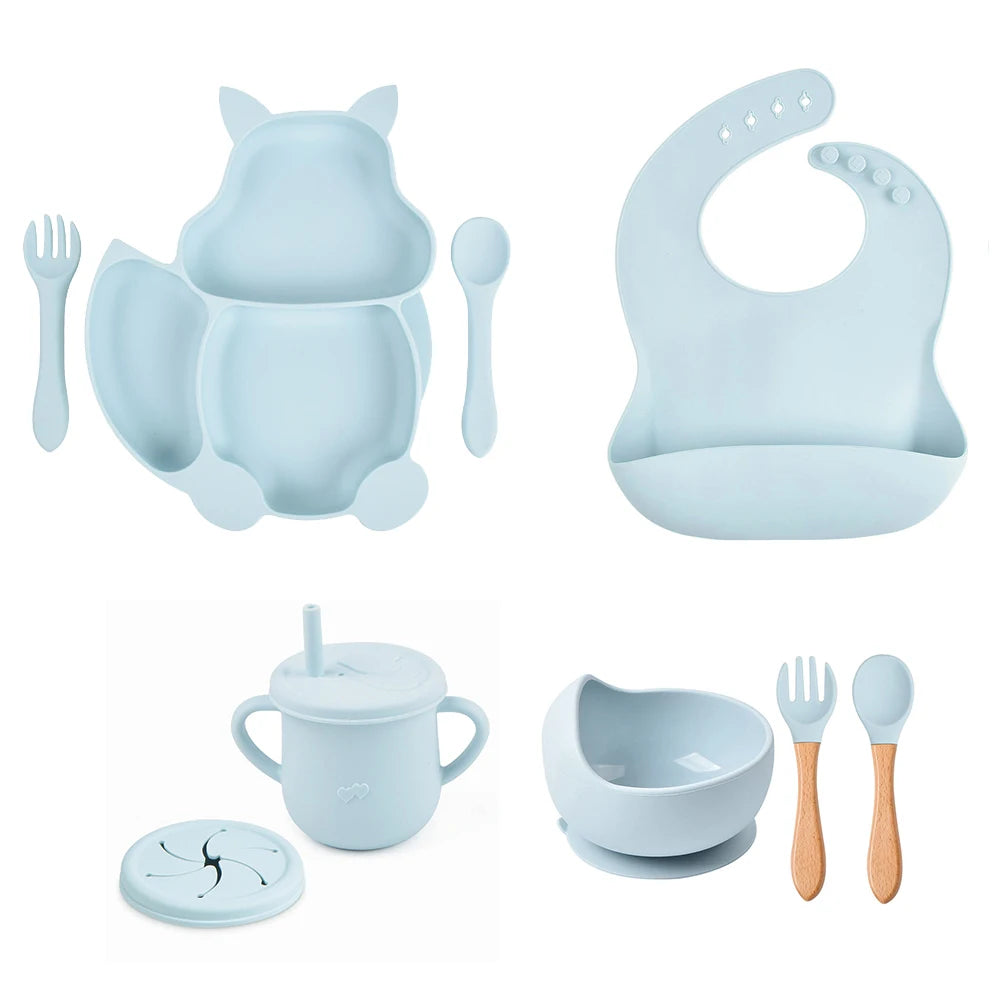 GripEase Baby Silicone Tableware