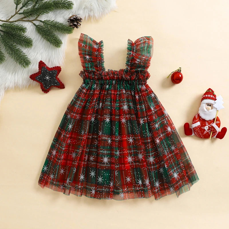 Festive Tulle Christmas Dress