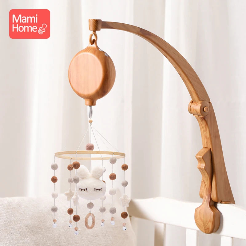 Wooden Baby Crib Mobile Holder