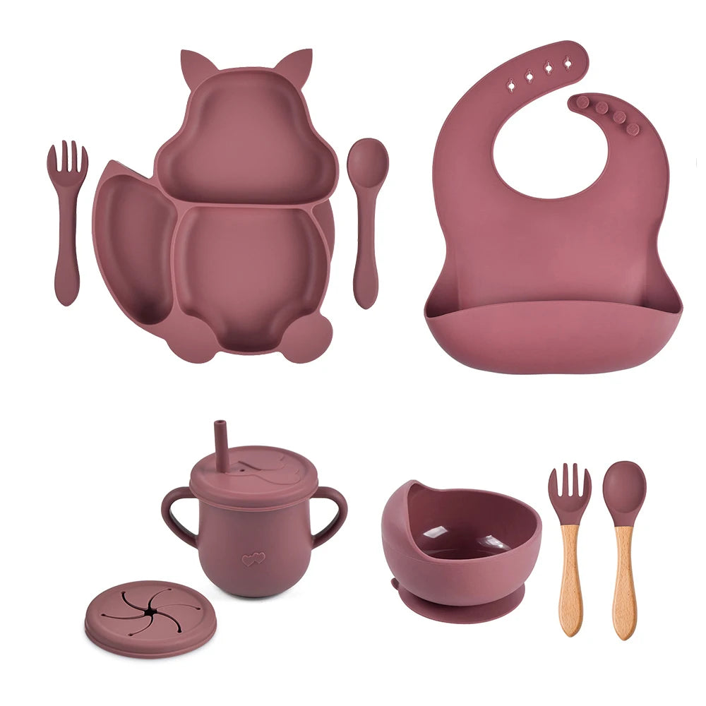 GripEase Baby Silicone Tableware