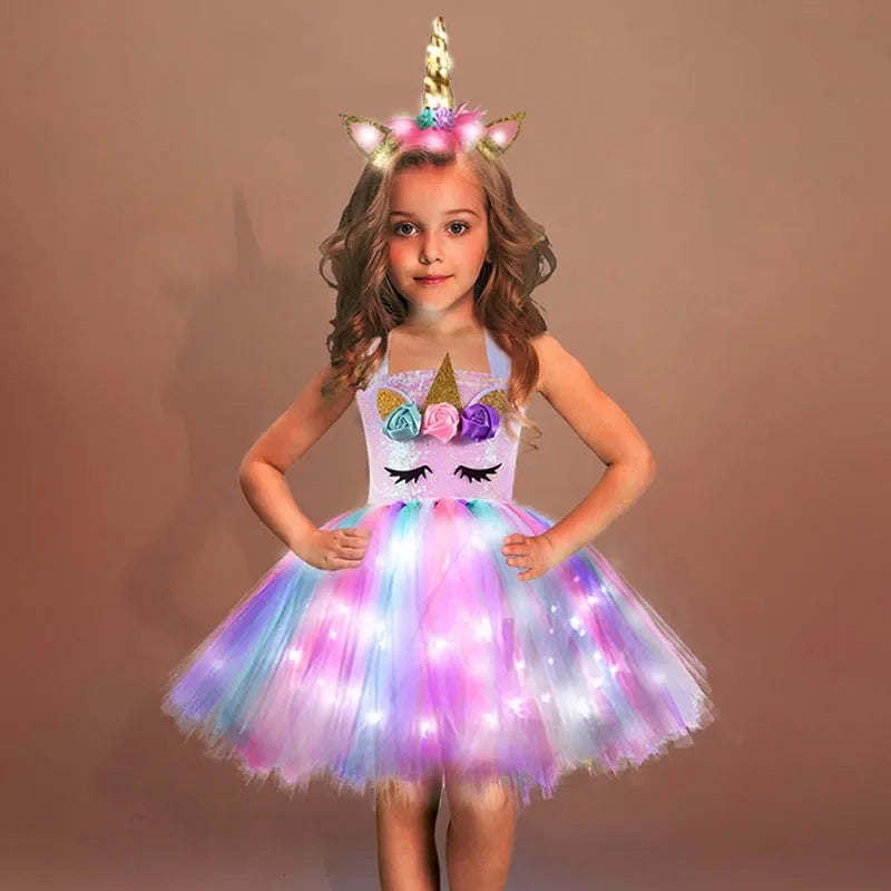 Girls' Unicorn Costume - Magical Dress-Up for All Ages